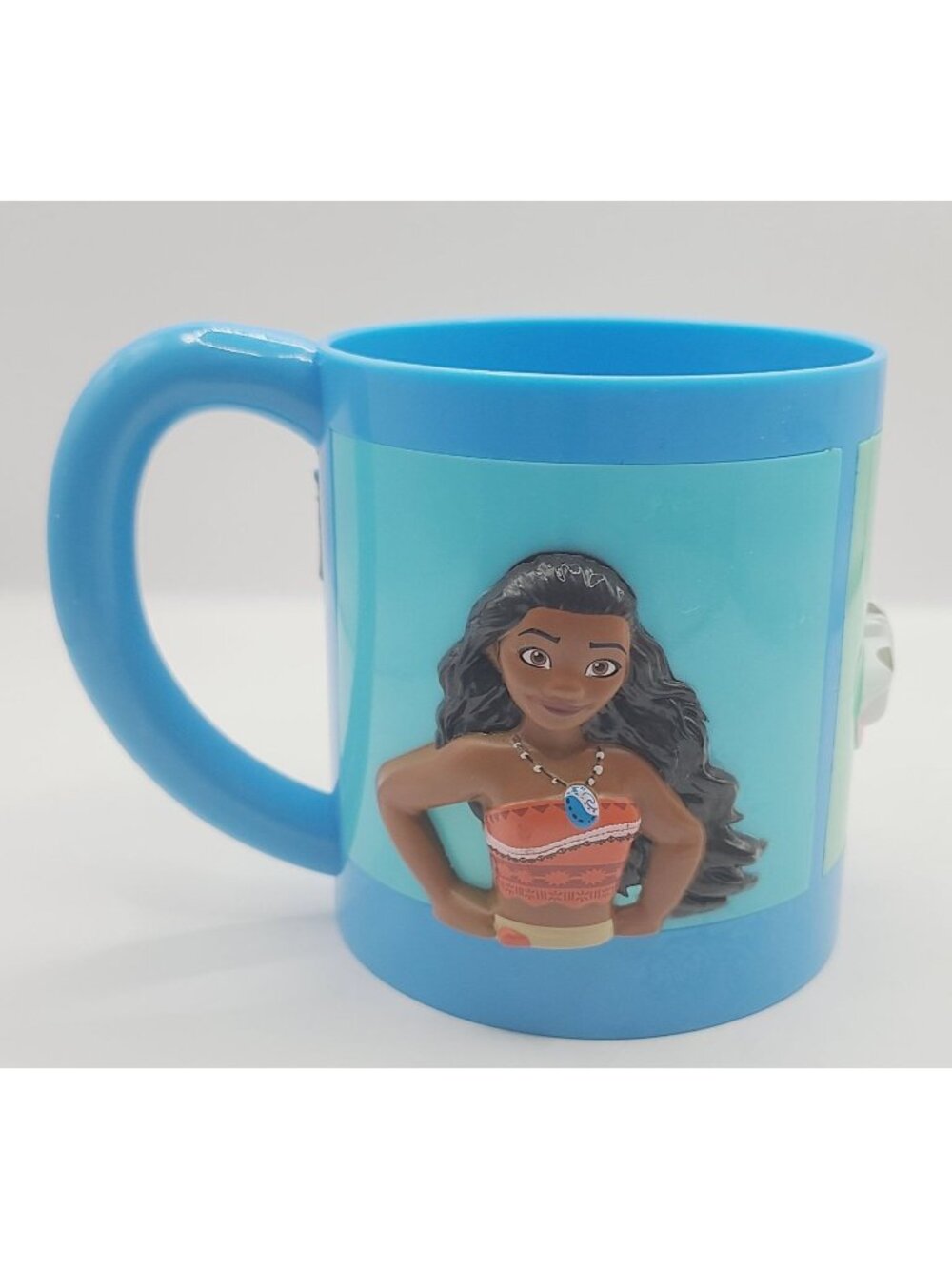 Disney Moana Blue 3D Character Mug Featuring Moana, Maui, Pua & Hei Hei